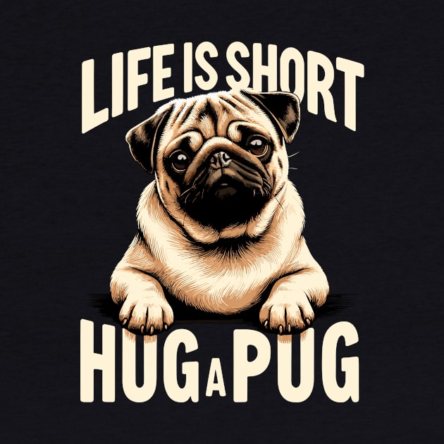 Hug A Pug | Dog Mom Gift by Indigo Lake